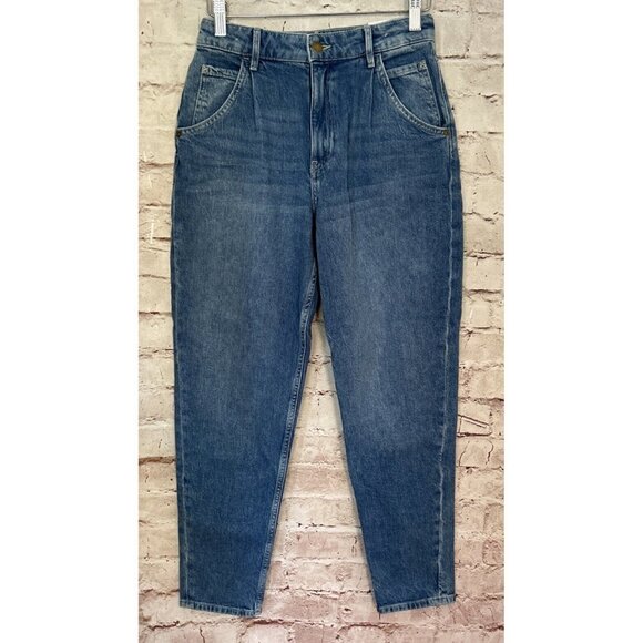 Lee x H&M Jeans Girls 14 Relaxed Fit Tapered Leg Denim NEW 26 x 26 Stretch NEW - Picture 2 of 6